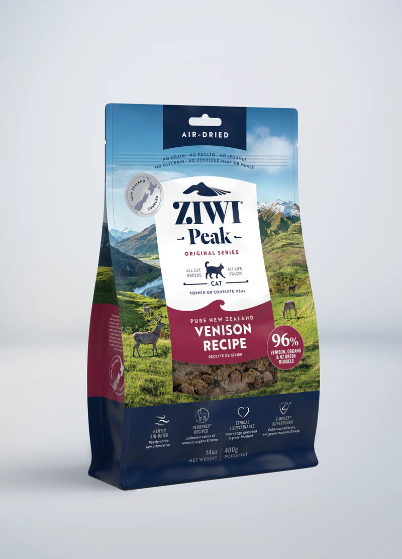 Ziwi Peak - Venison - Air dried food for cats.