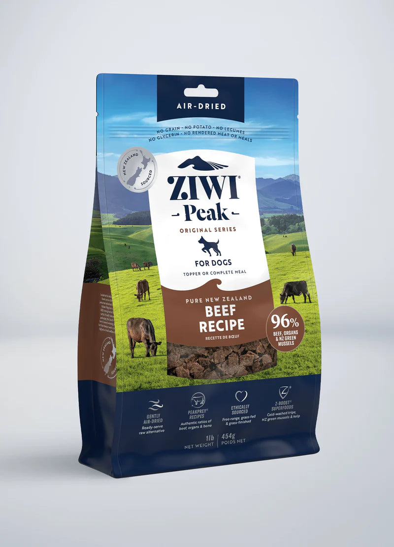 Ziwi Peak - Beef - Air dried food for dogs.
