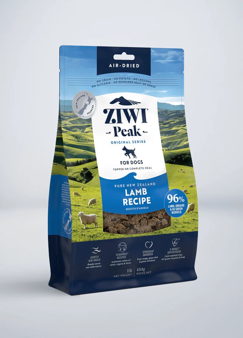 Ziwi Peak - Lamb - Air dried food for dogs.